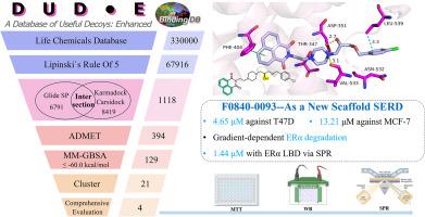 Identification of novel selective estrogen receptor degraders (SERD) via physics-based and deep-learning-based virtual screening and Bioassys