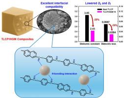 Low-dielectric and hydrophobic thermotropic liquid crystalline polyester composites reinforced with hollow glass microspheres for next-generation electronic board materials