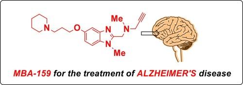 N-Methyl-N-((1-methyl-5-(3-(piperidin-1-yl)propoxy)-1H-benzo[d]imidazol-2-yl)methyl)prop-2-yn-1-amine (MBA-159), a new multitarget small molecule for the therapy of Alzheimer’s disease