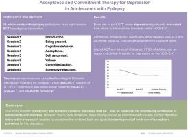 Acceptance and commitment therapy for depression in adolescents with epilepsy