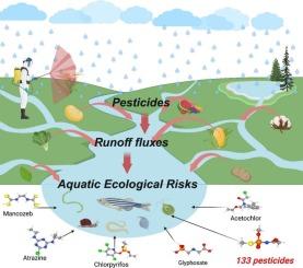 Unfolding pesticide transport from land to rivers and the resulting aquatic risks in China