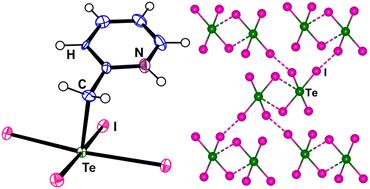 Novel supramolecular structures constructed through hydrogen bonding (E–H⋯Cl; E = C, N, and O) and/or halogen–halogen interactions in the products of reactions of 2-[(trimethylsilyl)methyl]pyridine with TeCl4 or TeI4