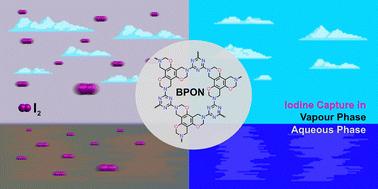 Benzoxazine-linked porous organic networks for effective iodine capture