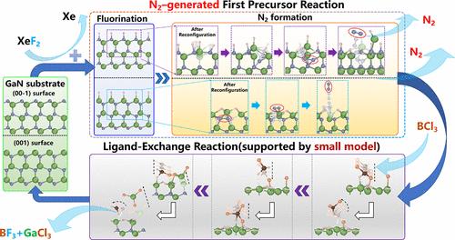 Mechanistic Insights into the Atomic Layer Etching of GaN Using XeF2 and BCl3