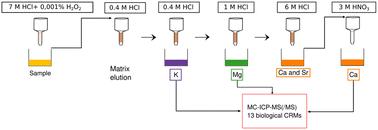 K, Mg, and Ca isotopic analysis from a single aliquot of thirteen biological certified reference materials