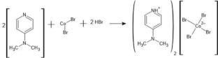 Synthesis, structural elucidation, vibrational analysis, and optoelectronic properties of a new tetrabromocobaltate(II) complex with 4-dimethylaminopyridine ligand