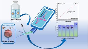 Electrochemical detection of creatinine in artificial saliva using nanostructured CuZn bimetallic materials