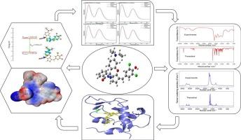 Experimental and theoretical studies on the vibrational spectra and active sites of novel multisubstituted spirocycle isoindolinone-chromene hybrid derivatives