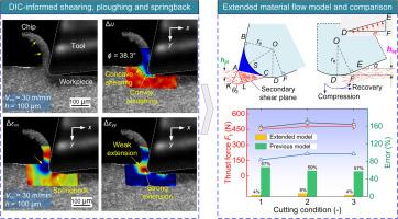 DIC-informed microscale elastoplastic flow states in machining