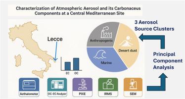 Characterization of atmospheric aerosol and its carbonaceous components at a central Mediterranean site: A multi-method approach using optical, physical, and isotopic techniques