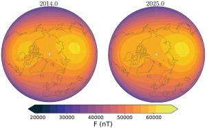 Core field changes from eleven years of Swarm satellite observations