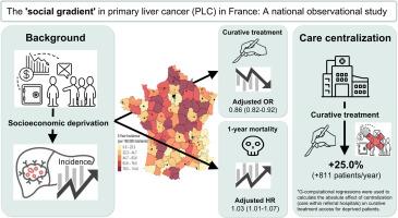 The ‘social gradient' in primary liver cancer in France: A national observational study