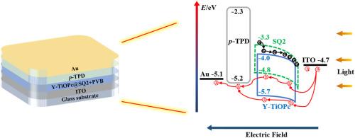 Indoline squaraine dye-based organic photodetectors to boost NIR sensitivity for titanyl phthalocyanine