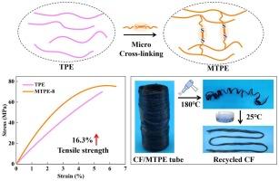 Micro cross-linking strategy with dynamic covalent bond for high-performance epoxy-based thermoplastic polymer and polymer composites