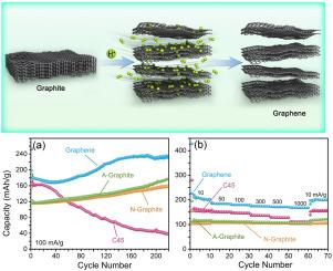 Na-ion storage performance of graphite and nanocarbons: Na-diglyme co-intercalation into graphene nanosheets
