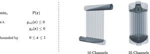 Density-based topology optimization strategy for optimal design of uniform flow manifolds