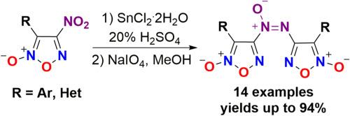 Facile redox synthesis of azoxyfuroxans