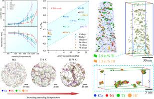 Stabilizing nanocrystals via interface co-segregation and clustering