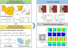 Data-driven Thermo-mechanical Interfaces: Thermal Mismatch Induced Interface Debonding