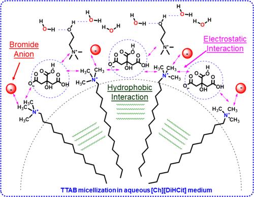 Thermodynamic Insights into Micellization of Surfactant Tetradecyltrimethylammonium Bromide in Aqueous Choline-Based Ionic Liquid Systems
