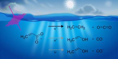 The primary photolysis of aqueous acrylate