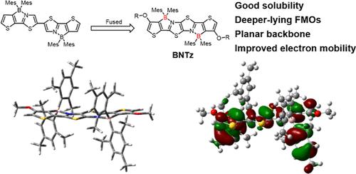 Dithienylthiazolothiazole with B ← N Bond toward Electron-Deficient BN Embedded Polycyclic Heteraromatic Molecule