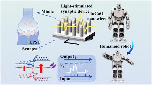 A Self-Powered Synaptic Device Based on InGaO Nanowires for Humanoid Robot Learning