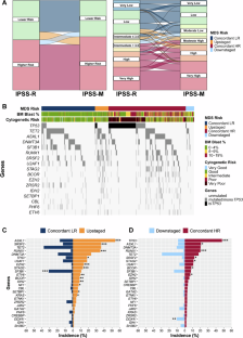Impact of discordant revised versus molecular international prognostic scoring system risk in myelodysplastic syndrome