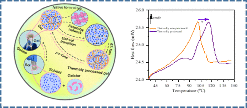 Translational Dynamics and Structural Enhancement Effect in High-Temperature Supramolecular Systems of Asparaginyl Low-Molecular-Weight Gelators and Propylene Carbonate