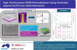 High-performance SWIR photodetector using vertically-aligned Ge/Si core–shell nanowires