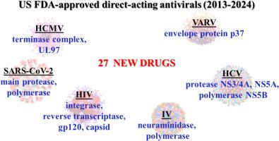 A medicinal chemistry overview of direct-acting antivirals approved in 2013–2024 by US FDA