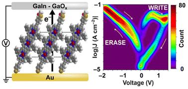 Two-terminal analog memory comprising self-assembled monolayers of edge-fused porphyrin oligomers