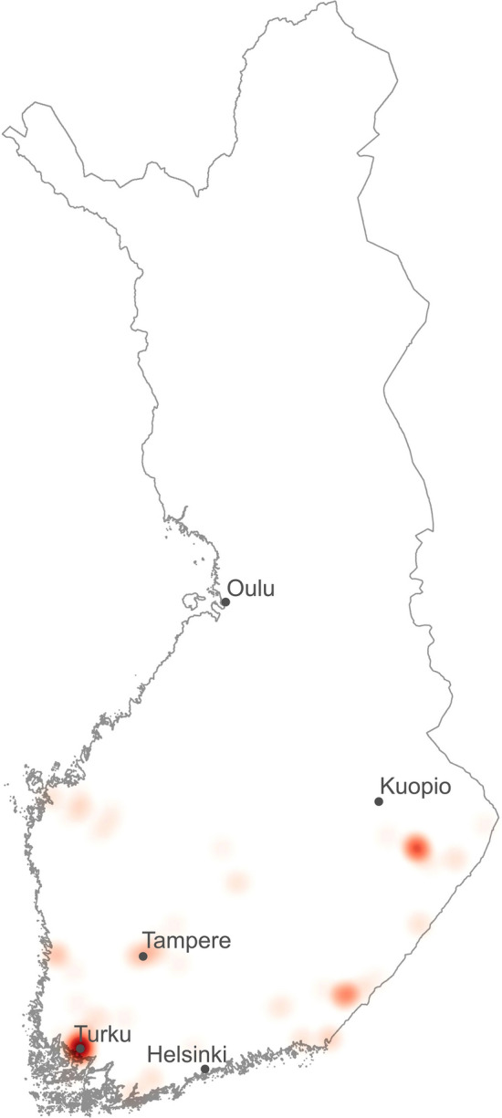 Clustering of childhood acute leukemia in Finland: a nationwide register-based study.