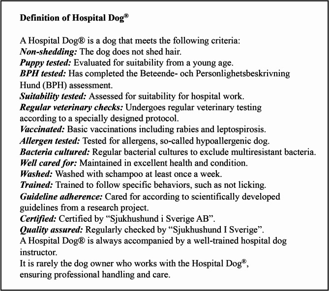 Urinary oxytocin levels in children meeting a Hospital Dog<sup>®</sup>.