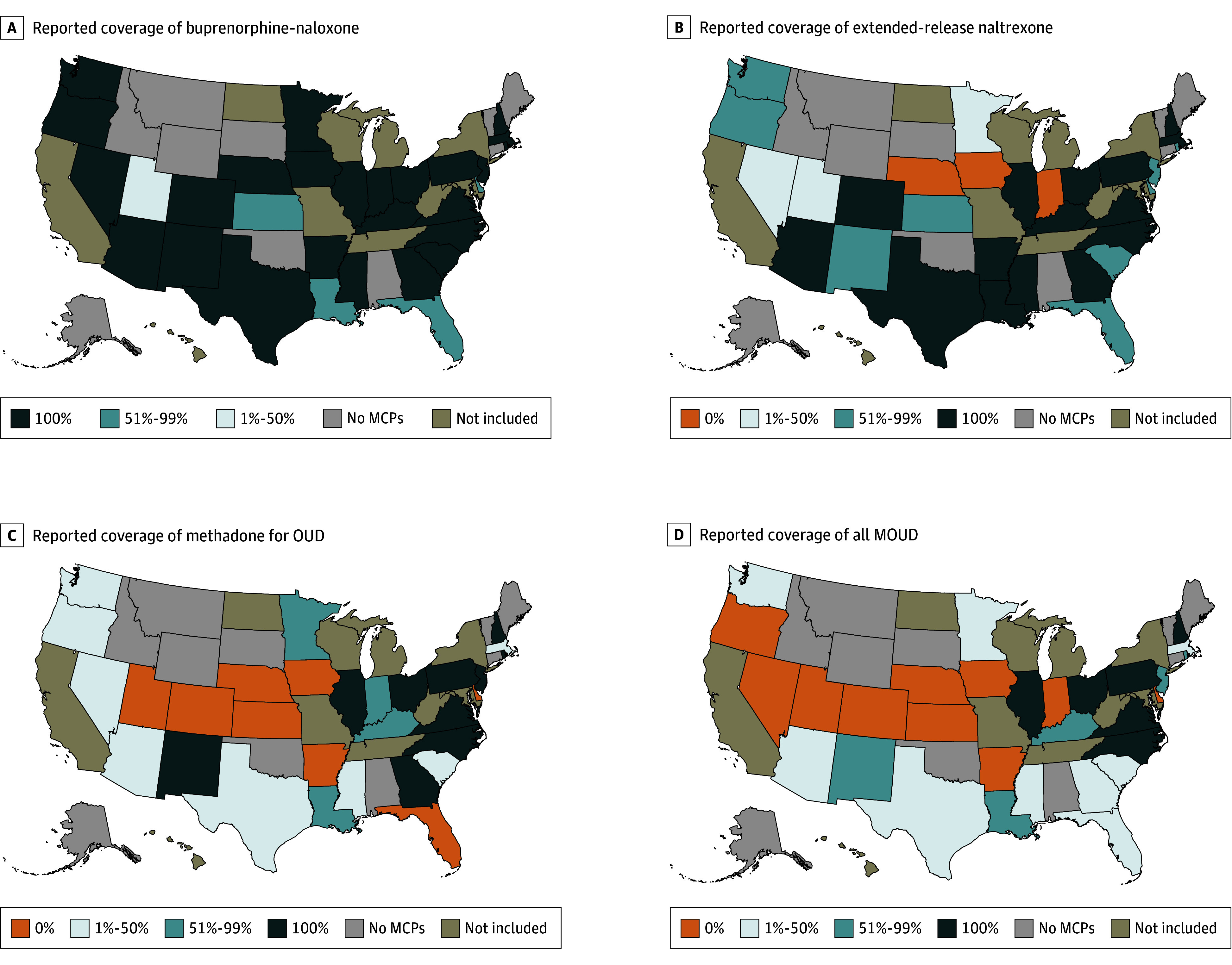 Coverage for Opioid Use Disorder Medications in Medicaid Managed Care.