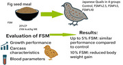 Use of Fig Seed Meal as a New Alternative Feed Source in Quails: Effect on Growth Performance, Carcass Characteristics, Antioxidant Capacity and Serum Biochemistry.