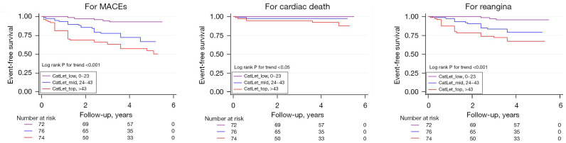 A scoring system combining CatLet score and clinical variables as a predictor of long-term prognosis in patients with chronic coronary syndrome after percutaneous coronary intervention.