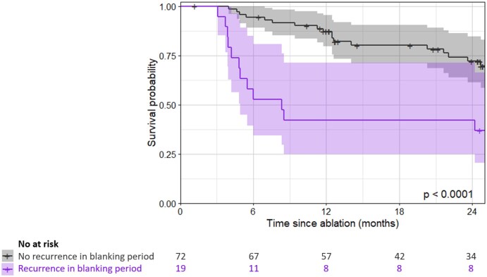 Hybrid Atrial Fibrillation Ablation: Association of Clinical Characteristics, Biomarkers, and Blanking Period with Recurrence.