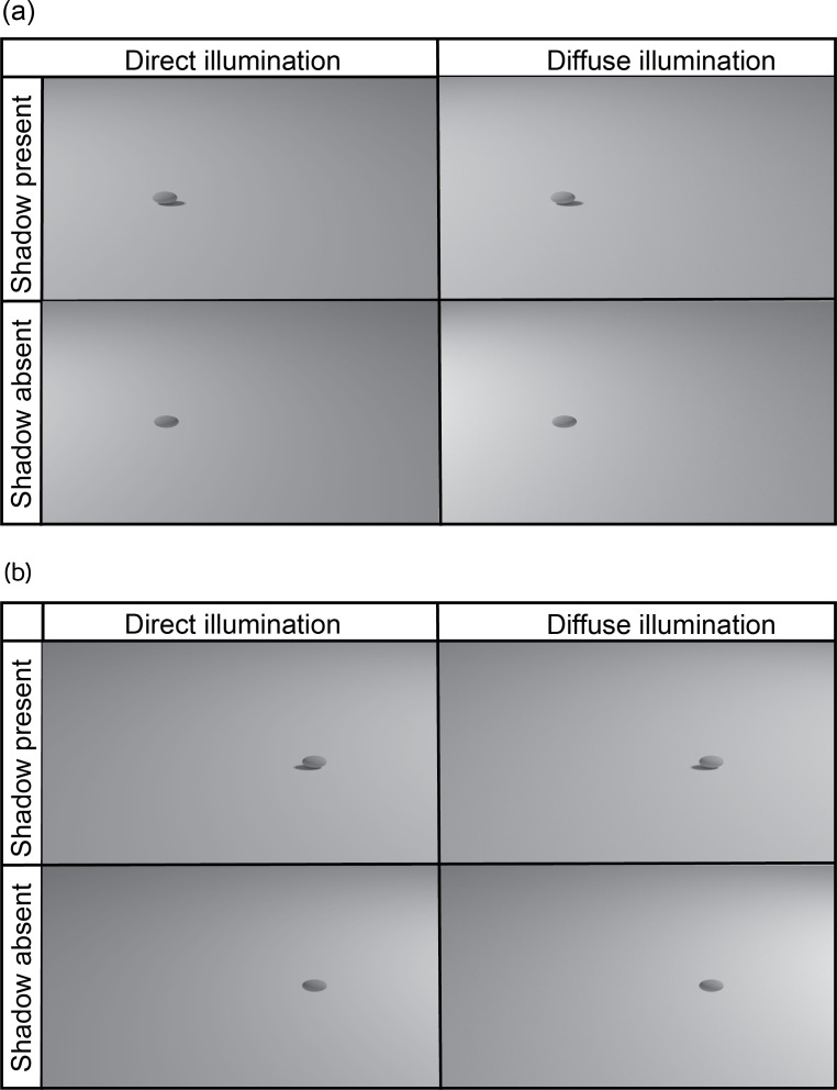 The influence of illumination and cast shadows on prey detectability by predators.