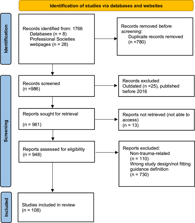 Dissecting inequity: global systematic review of trauma clinical guidance.