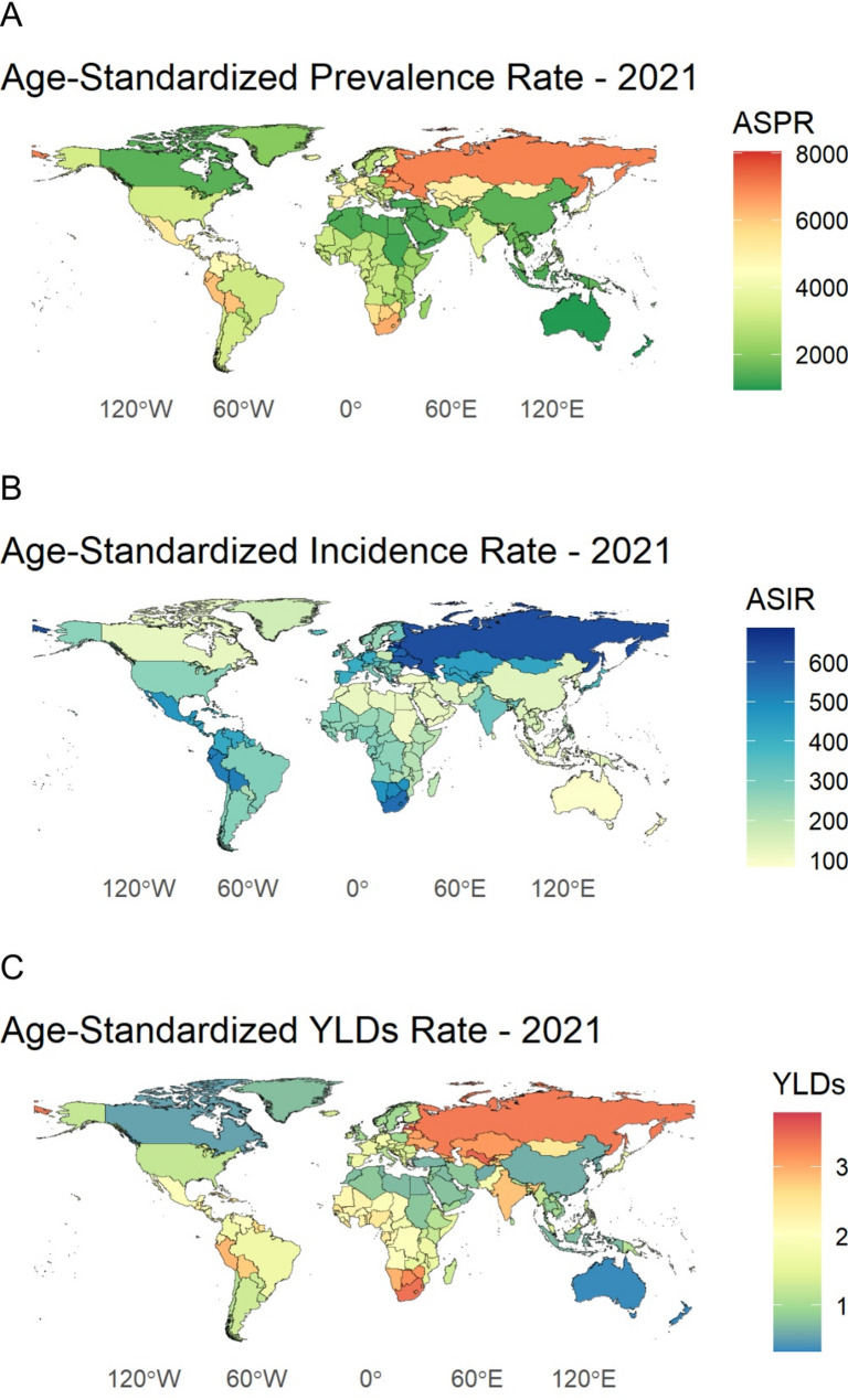 Global, regional and national uterine fibroid burdens from 1990 to 2021 and projections until 2050: results from the GBD study.