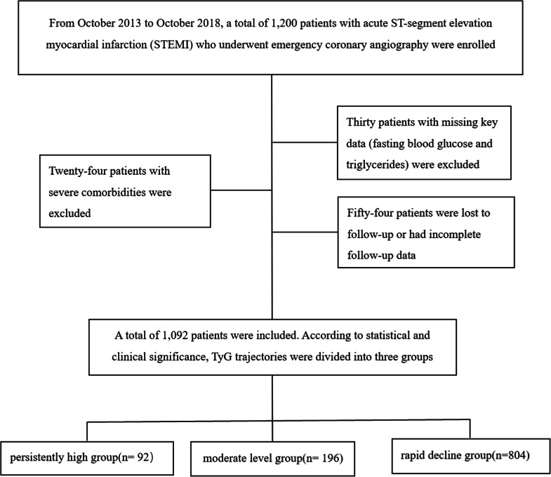Association between dynamic changes in the triglyceride-glucose index and prognosis in patients with acute ST-segment elevation myocardial infarction.