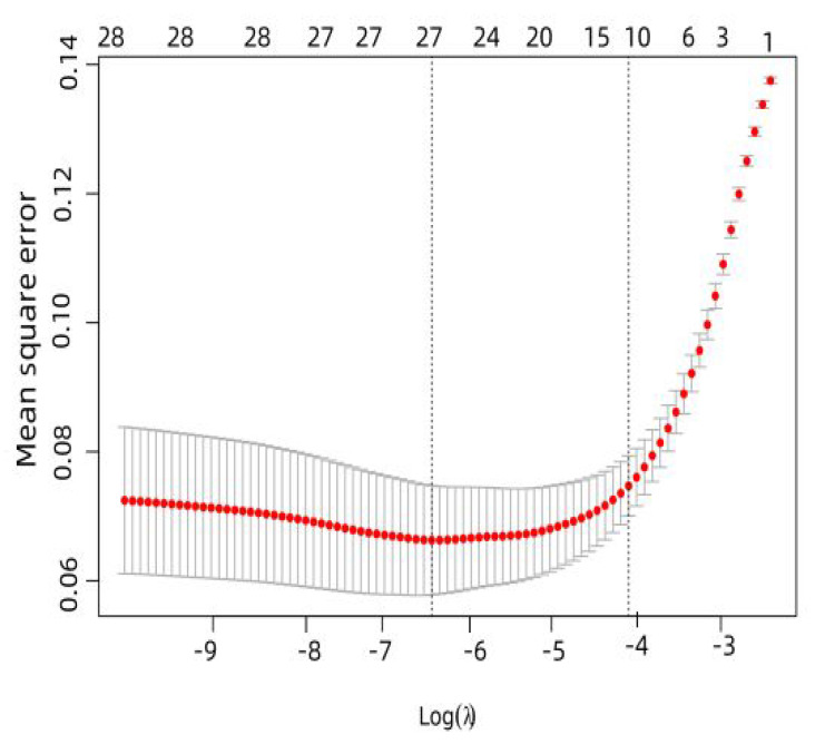 LASSO Logistic Regression was Used to Analyze the Risk Factors for Cauda Equina Injury Secondary to Lumbar Spinal Stenosis and to Build a Risk Model.