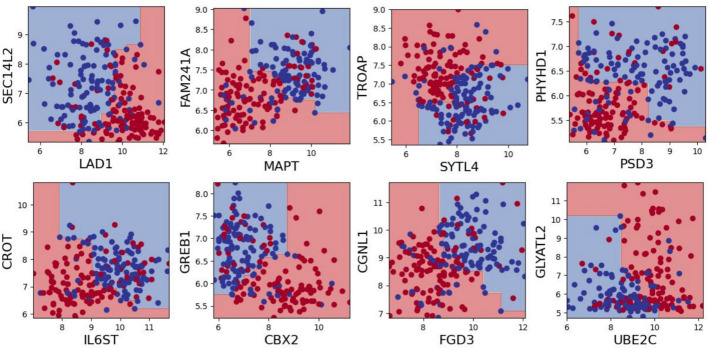 Towards the genome-scale discovery of bivariate monotonic classifiers.