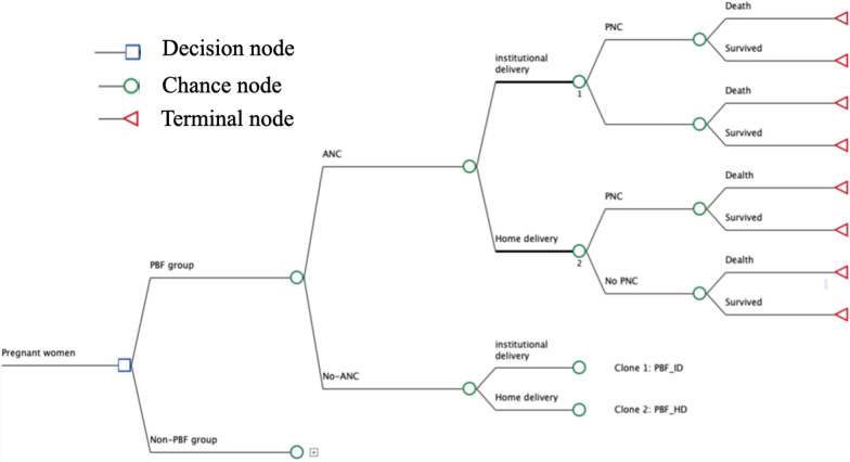 Economic evaluation of financial incentives for maternal and child health in the Democratic Republic of the Congo (DRC): a decision-tree modelling based on a cluster randomized controlled trial.