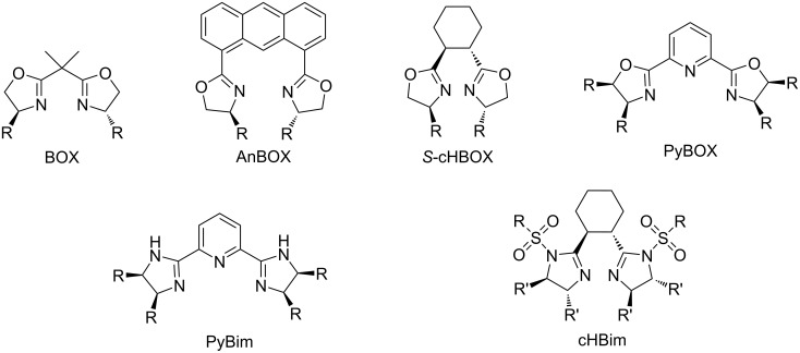 Synthesis of chiral cyclohexane-linked bisimidazolines.