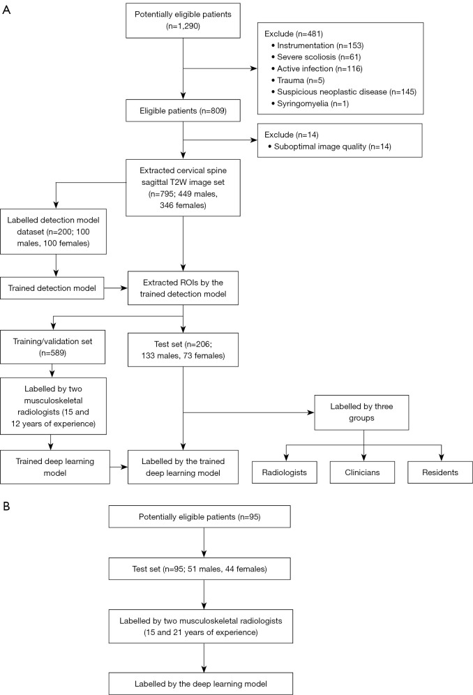 Feasibility of fully automatic assessment of cervical canal stenosis using MRI via deep learning.