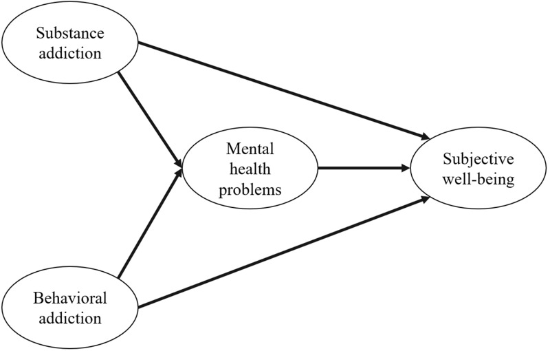 Adolescent Addictive Behaviors and Subjective Well-Being: The Mediating Role of Mental Health Problems.