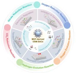 Explosive advances of metal-organic frameworks-derived single atom catalysts modified by metal species in diverse sizes for electrocatalysis: Synthesis, collaboration, and mechanism