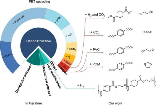 Catalytic Upcycling of PET: From Waste to Chemicals and Degradable Polymers